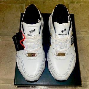 Roberto Cavalli women sneakers leather NWT